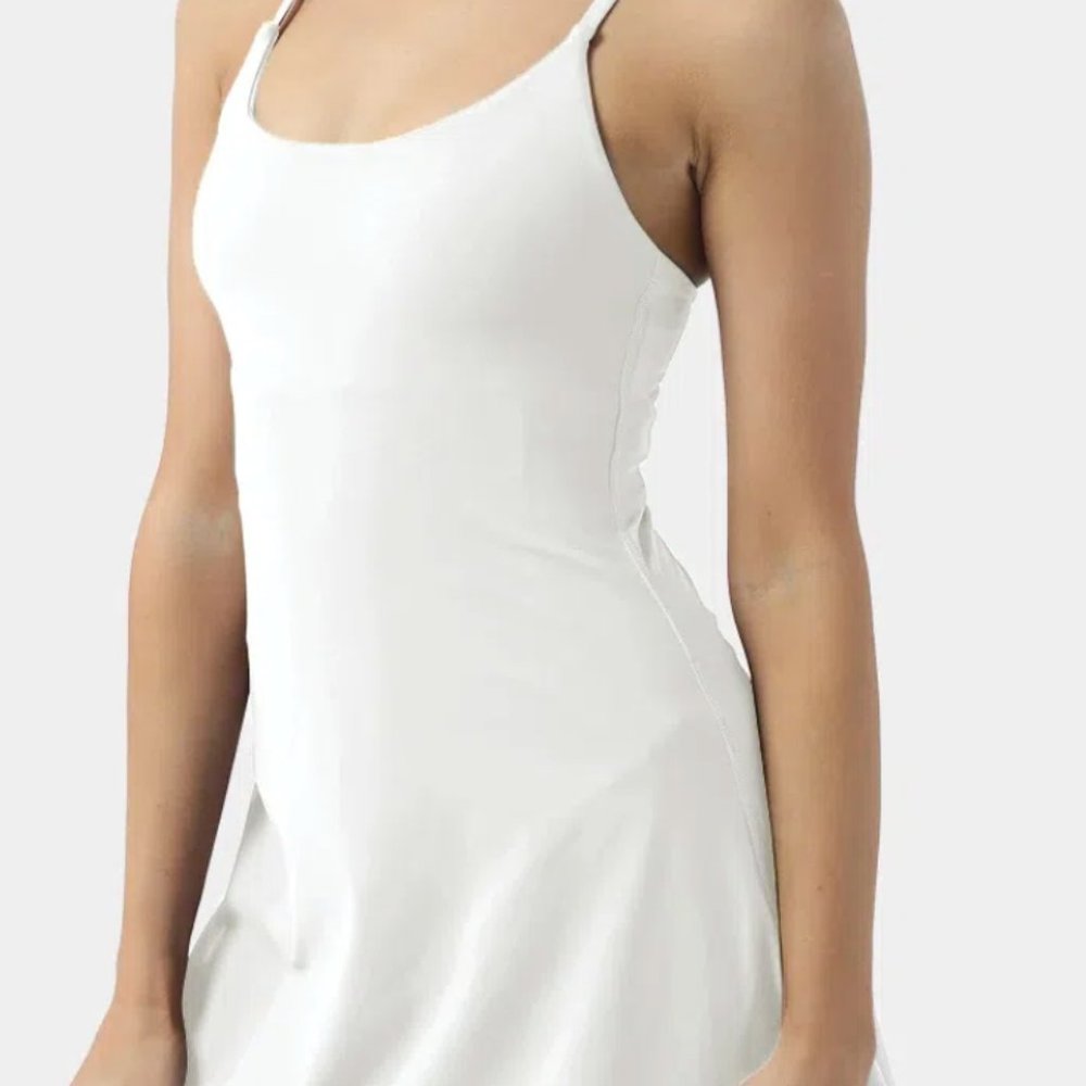 White Halara Workout Dress